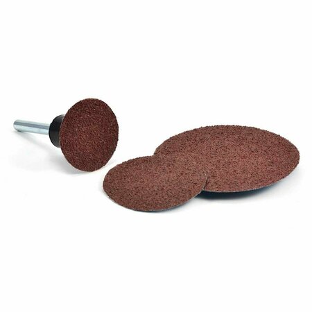 SUPERIOR ABRASIVES Quick Change Disc -S Aluminum Oxide 2 inch 60 GRIT TYPE-S A014782